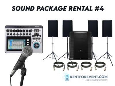 Sound system rental