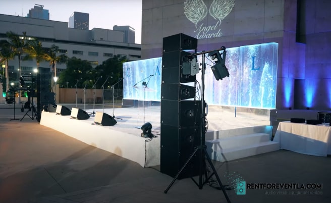 Outdoor stage rental
