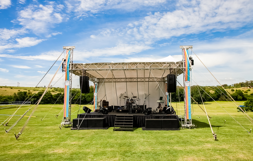 outdoor stage rental