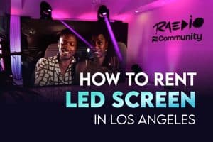 how to rent led screen in la