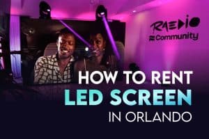 how to rent led screen in Orlando