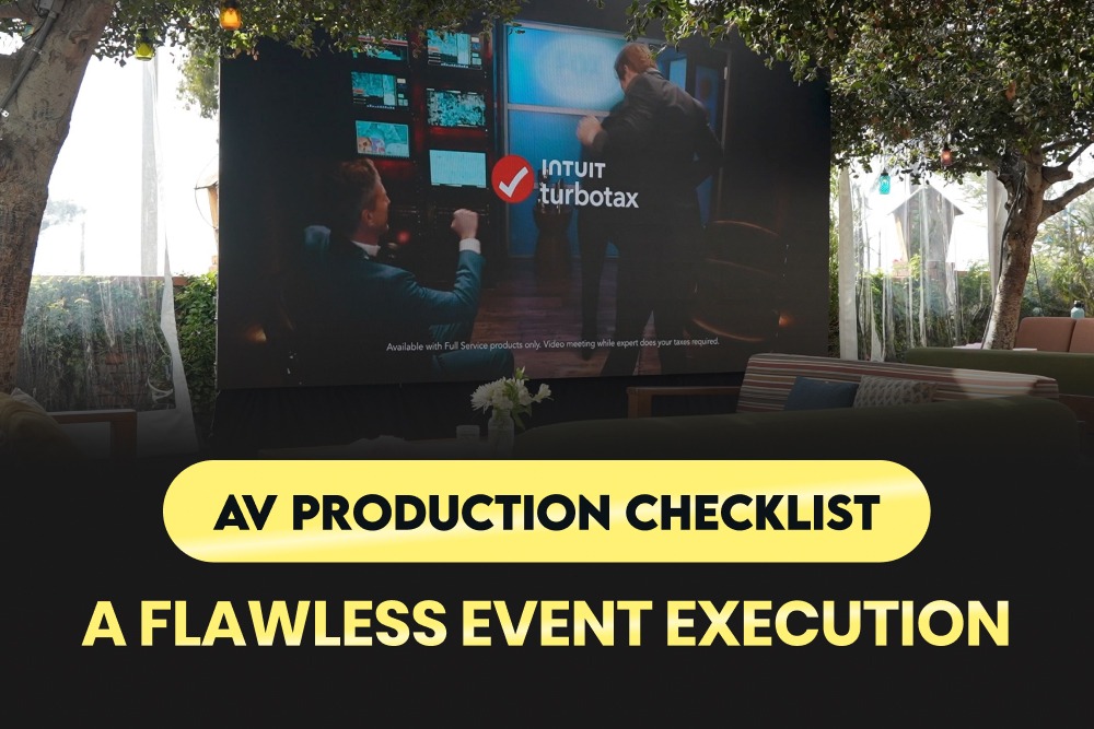 AV Production Checklist: Ensuring a Flawless Event Execution