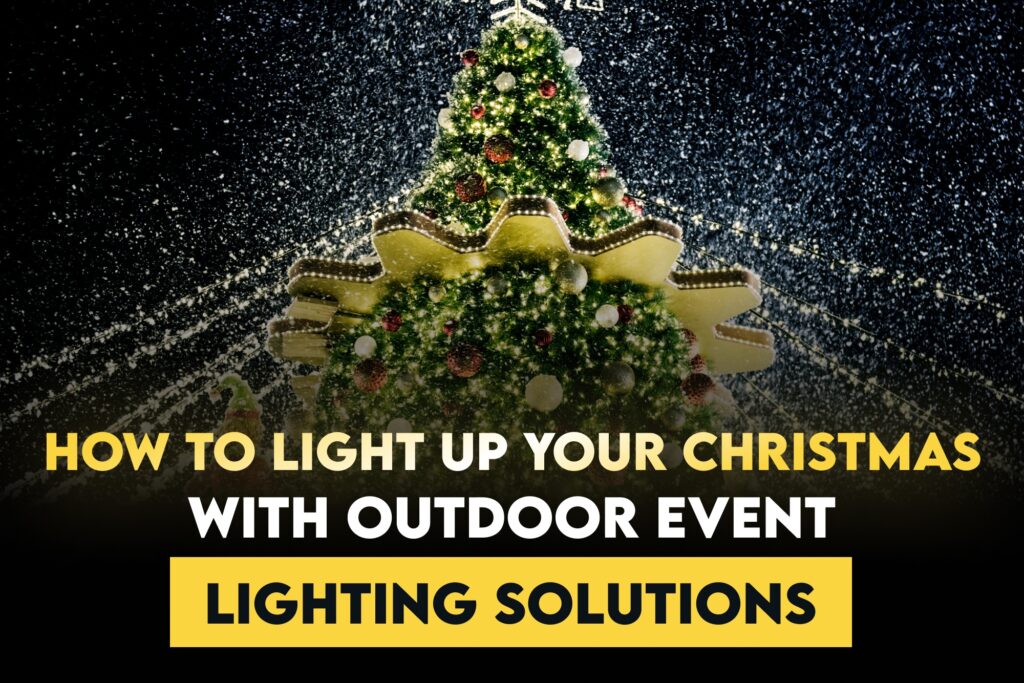 How to Light Up Your Christmas with Outdoor Event Lighting Solutions