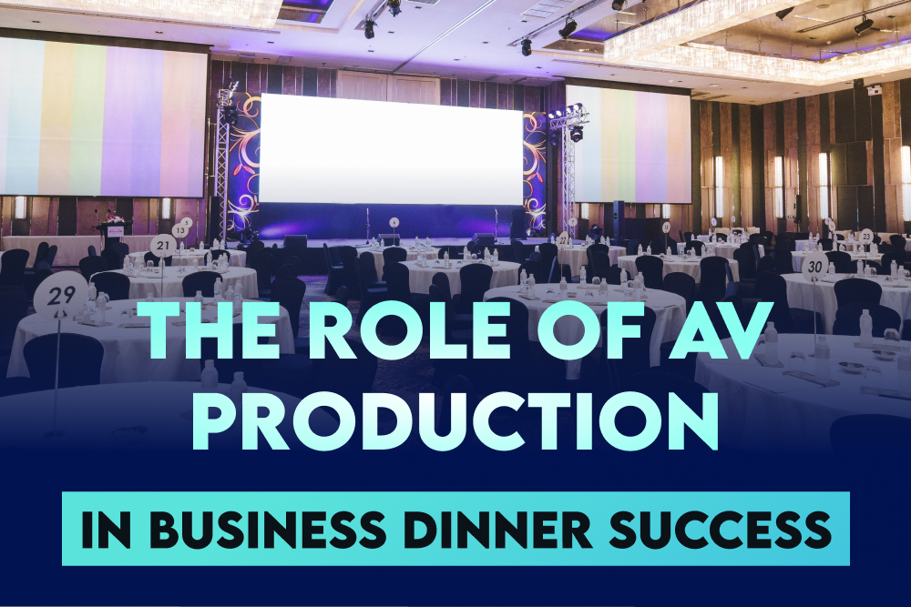 The Role of AV Production in Business Dinner Success