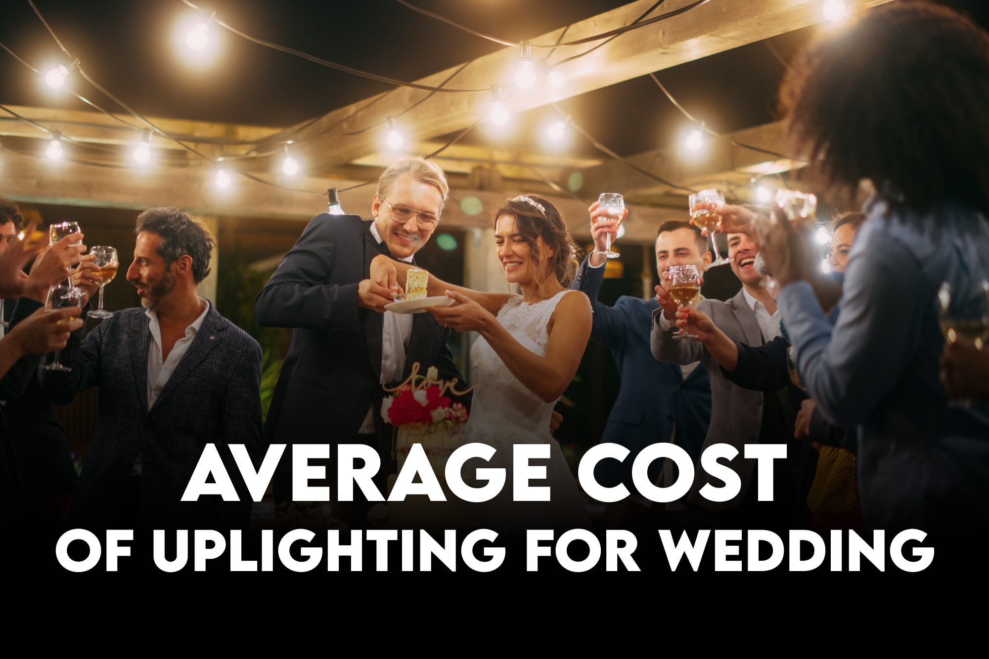 What is average cost of Uplighting for Wedding?
