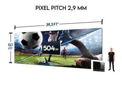 Video Wall 39.3' x 13.1' (P 2.9mm) - Led Wall Rental Packages - led39x13-29