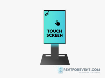 55" HD TV Screen Truss Stand Vertical Mount - TV Rental - tv 55”